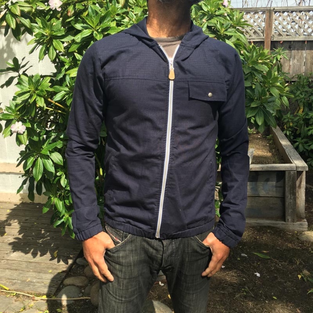 NWOT Marine Layer Navy Blue Light Cotton Jacket